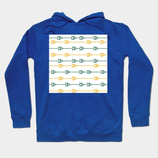 Horizontal Arrows Hoodie by DiGaSiTa Designs